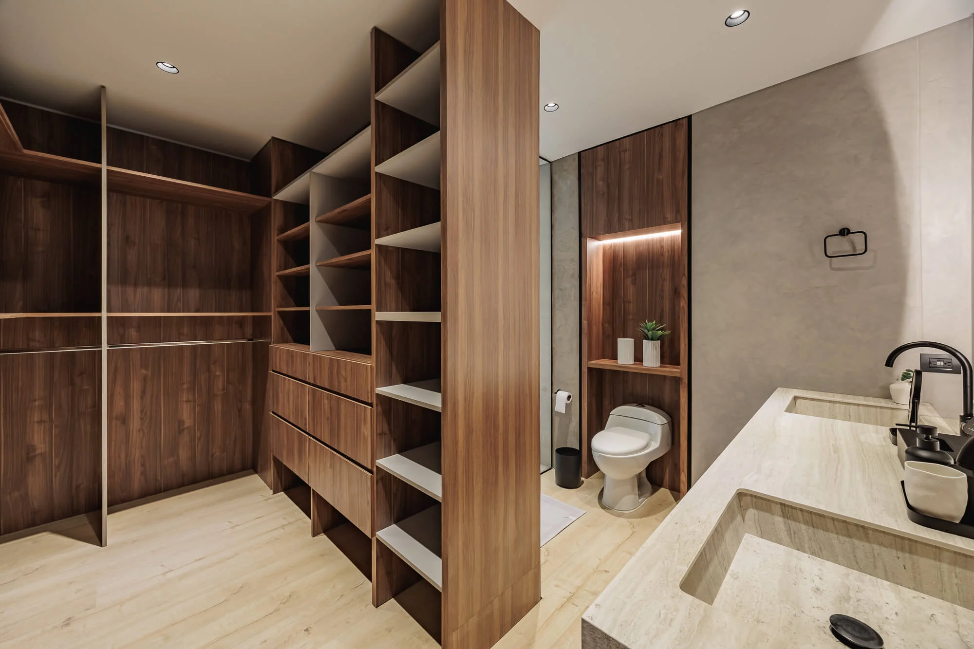 Apartamento Cantero — Detalle de iluminación y acabados finales